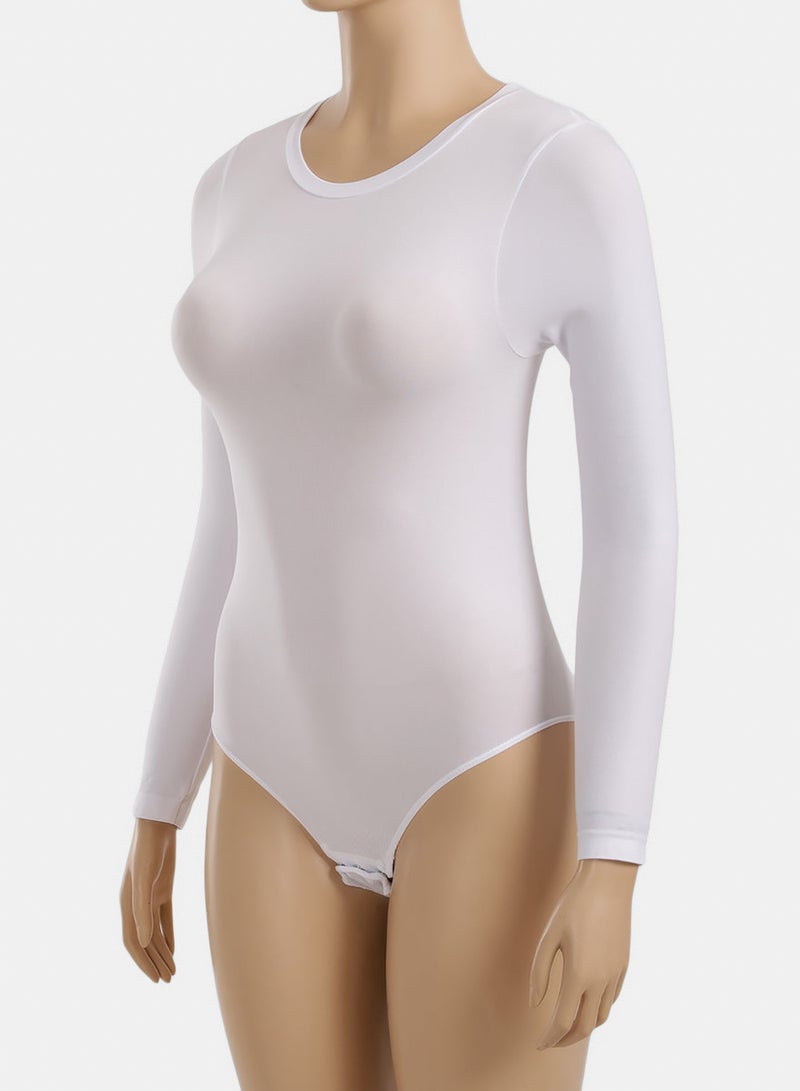 Carina Long Sleeve Round Neck Bodysuit - Image 3